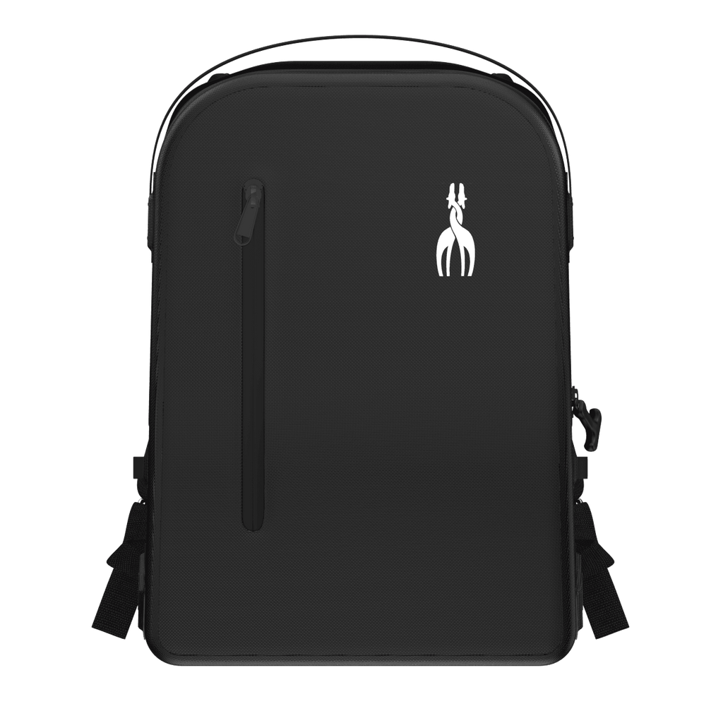 Graphicle Backpack - Waterproof Backpack With  Vertical Waterproof Zipper Pocket - Giraffion